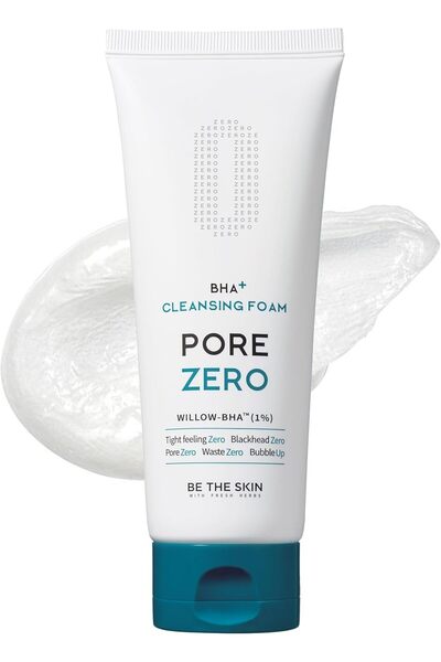 Be The Skin رغوة تنظيف المسام BHA+ 150 مل، منظف غسول للوجه، العناية بالبشرة ا...