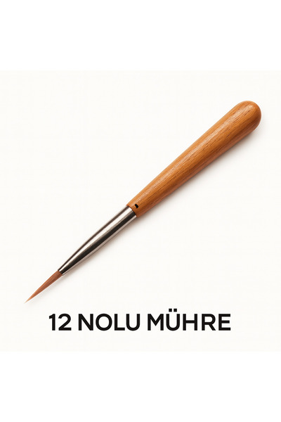 Merkürgold Orijinal Akik Taşı Mühre – Tezhip ve Altın Varak Parlatma
