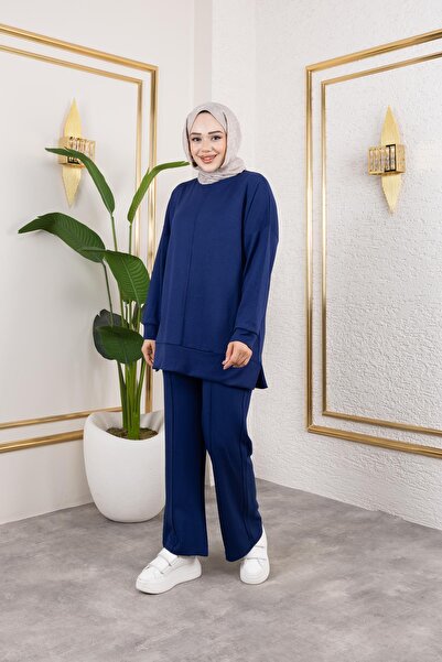 Moda Ebva Modal İkili Takım-5061 Lacivert