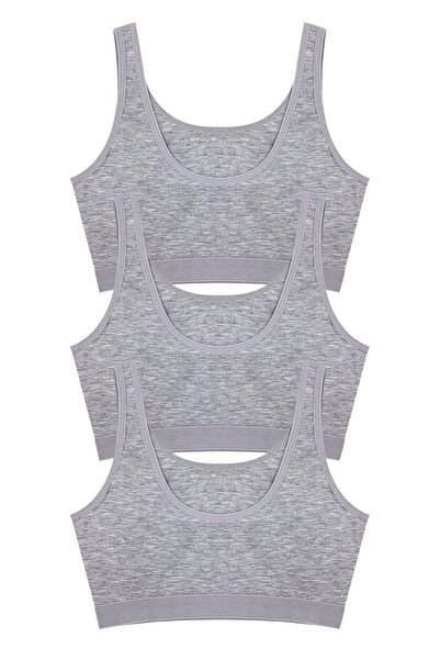 Öts Κοριτσίστικο μπουστάκι 3 τεμαχίων με χοντρά λουράκια και επένδυση (96% βαμβάκι - 4% ελαστάνη)