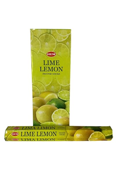 OEM Set de bețișoare parfumate HEM, LIME LEMON, 1 set x 6 cutii x 20 de bețiș...