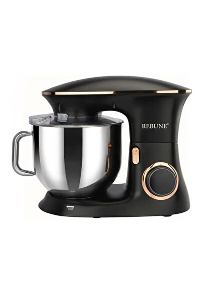 rebune Electric Mixer With 6 Speed Levels Of Whipping, Kneading And Mixing 1100 W RE-2-096B Black