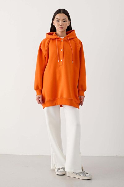 Rimel Moda Basic Sweat Oranj