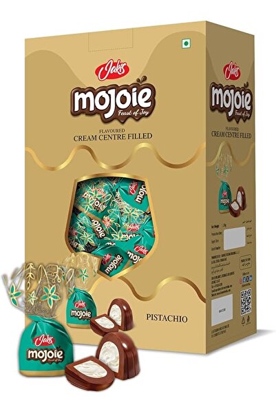 Jakis ألواح شوكولاتة موجوي بالحليب بنكهة الفستق، ٦ × ٢ كجم | مذاق جوزي فاخر