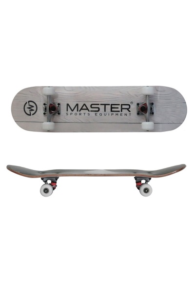 Other MASTER Experience Board Classic Skateboard - White Wood