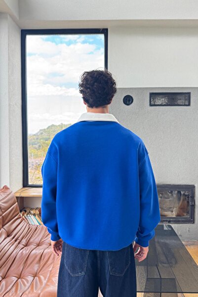 Flaw Wear Світшот з напівзастібкою та італійським вишиванням