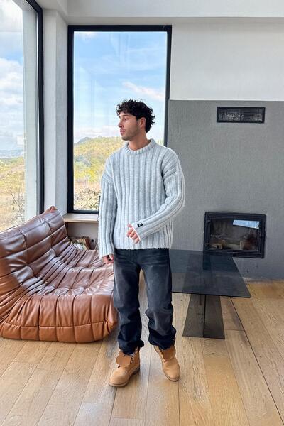 Flaw Wear Reverse Stitch Knitwear Sweater