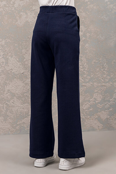 DMB BOYS & GIRLS Kız Çocuk Elastik Bel Rahat Okul Eşofmanı Tek Alt Pantolon