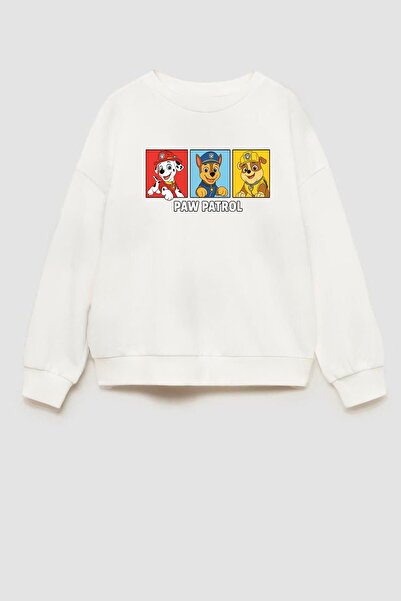 Monila Erkek Çocuk Baskılı 3 İplik Kumaş Pamuklu Sweatshirt