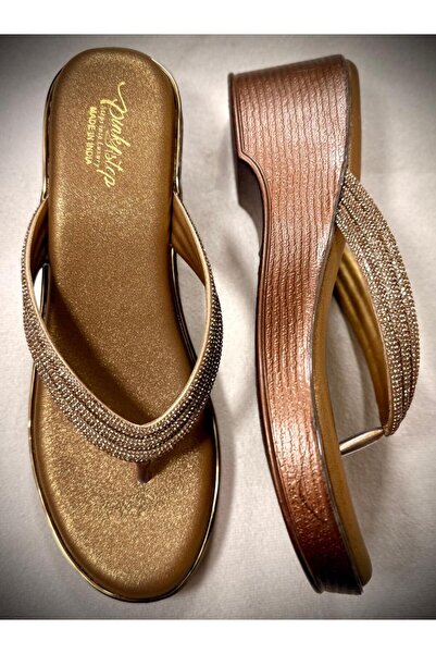 Generic Women’s Rhinestone Wedge Sandals – Elegant & Comfortable Slippers For Ladies