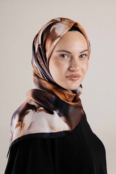 Akel ФРАНЦУЗЬКИЙ ШОВКОВИЙ ШАРФ З ВИШИВКОЮ ВИШИВКА-1