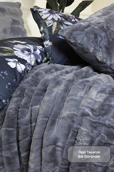 Elart Marsel Comfort Uyku Seti (220x240 cm) Antrasit