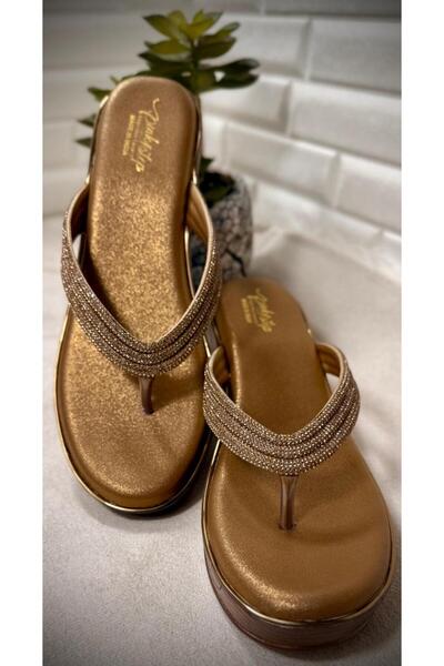 Generic Women’s Rhinestone Wedge Sandals – Elegant & Comfortable Slippers For Ladies