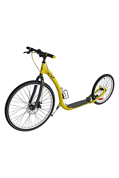 Other Trotinetă cu roți gonflabile MASTER 26-20 GLX Negru și galben