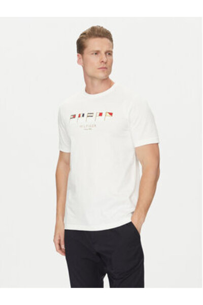Tommy Hilfiger Tricou bărbătesc MW0MW38616 Alb