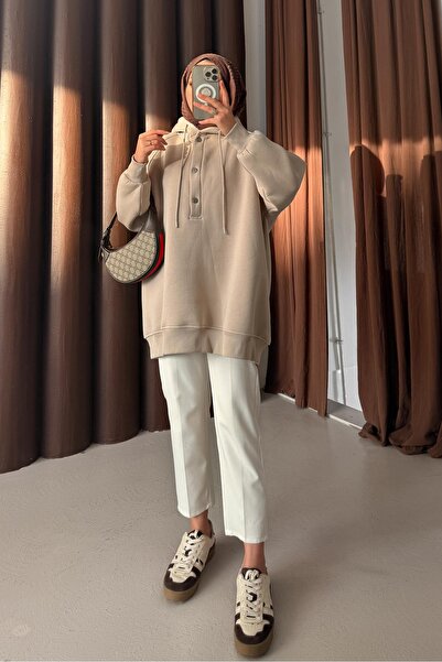 Rimel Moda Basic Sweat Beige