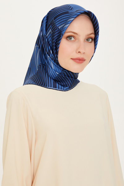 Armine Silk Scarf 9218D (Sura) (Nostalji̇)-85