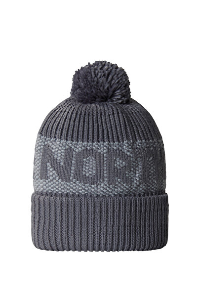 THE NORTH FACE Soğuktan Koruyucu Soft Dokuma Bere Desenli Ponpon Detaylı Renkli