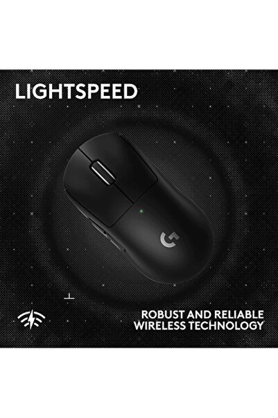 logitech G PRO X SUPERLIGHT 2 SE Kablosuz Oyuncu Mouse, Siyah 910-007553