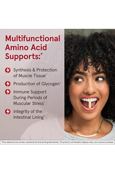 Jarrow Formulas L-Glutamine 1000 mg, 100 Tablets