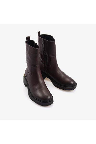 Rouge Hakiki Deri Kadın Günlük Bot 51427