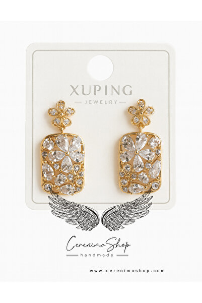 Cerenimo Shop Xuping الأقراط الأزهار