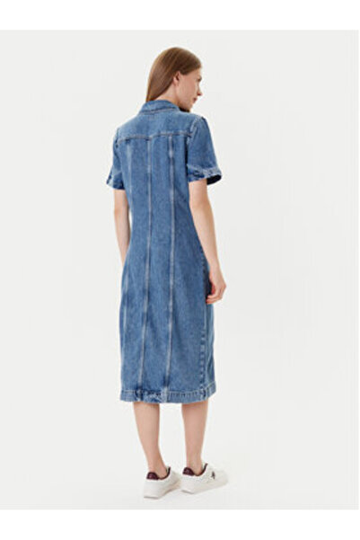 Tommy Hilfiger Women's Denim dress WW0WW46638 Multicolor