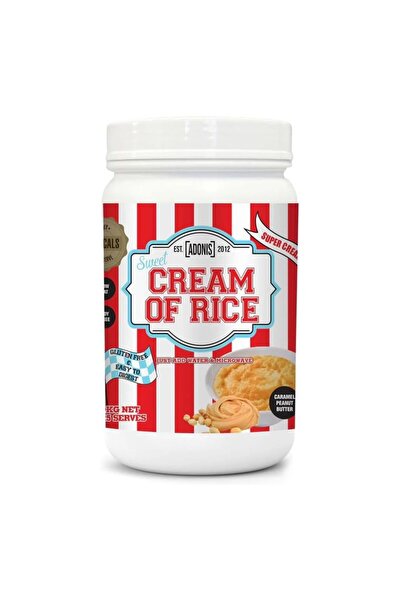 Adonis Gear كريمة الأرز، زبدة الفول السوداني بالكراميل، 1 كجم، مصدر كربوهيدرا...