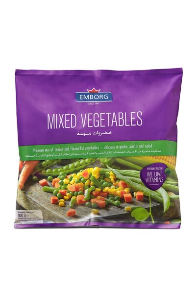 Emborg خضراوات مشكلة من إي إم بي، 900 غرام، عبوة من 6 قطع