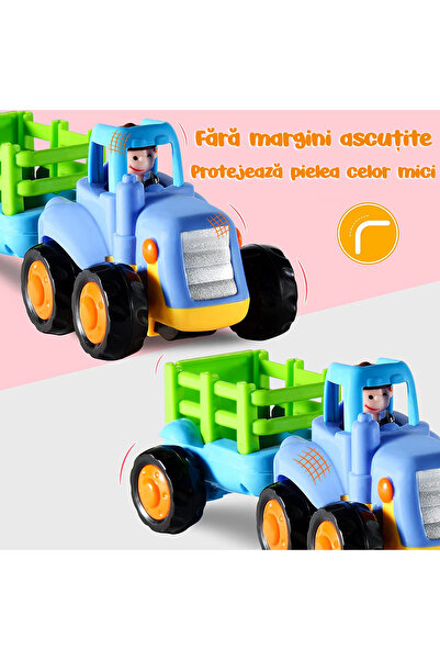 Pitikot Pitikot® Friction Toy Cars Set, Construction Vehicles