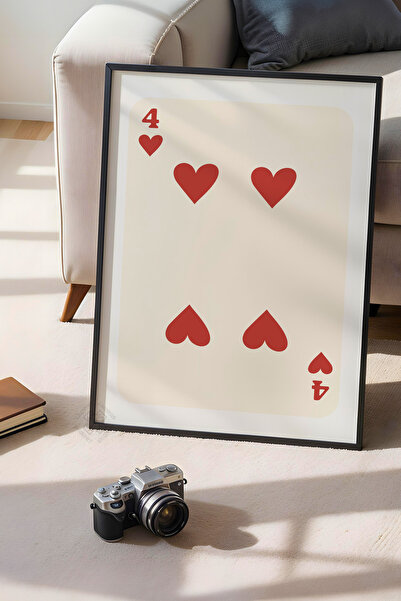 Basquiart Poster cu ramă neagră din seria Lucky You, decor de perete nr:73