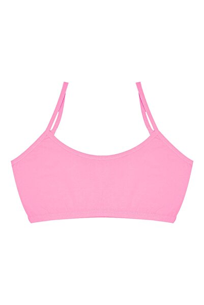 Öts Κοριτσίστικο μπουστάκι 3 τεμαχίων χωρίς επένδυση με κορδόνια (96% βαμβάκι - 4% ελαστάνη)