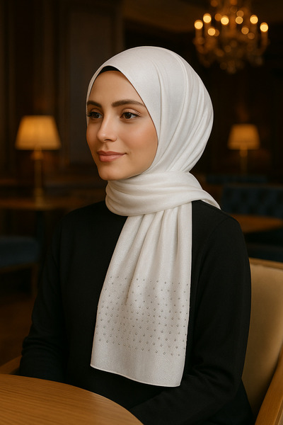 Onur Şal - Abiye Tesettür Şal Taşlı Ürün Kadın Şal Moda Lüks Mağaza Güvenli A...