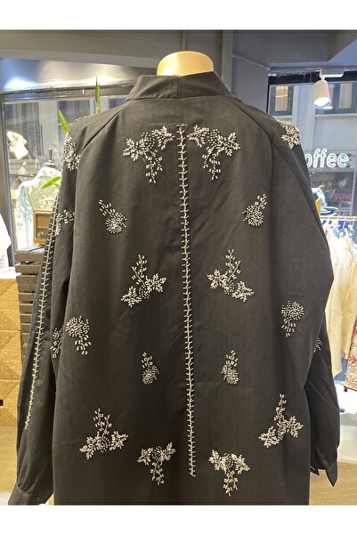 Dadali Women's Stone Embroidered Cotton Front Tie-Up Bottom-Top Two-Piece Set