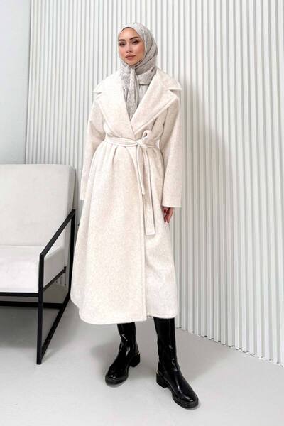 Melike Tatar Καστανόχρωμο παλτό 32-2503