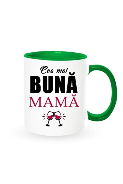 OEM Cană personalizată pentru mamă cu mesajul „Cea mai bună mamă”, model cu c...