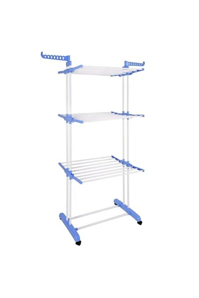 OEM Uscator Vertical pentru Rufe Haine Mobil si Pliabil cu Suport Umerase, Timetrade, Inaltime 175 cm