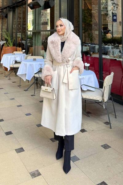 Melike Tatar Γούνινο παλτό Angora 32-2500