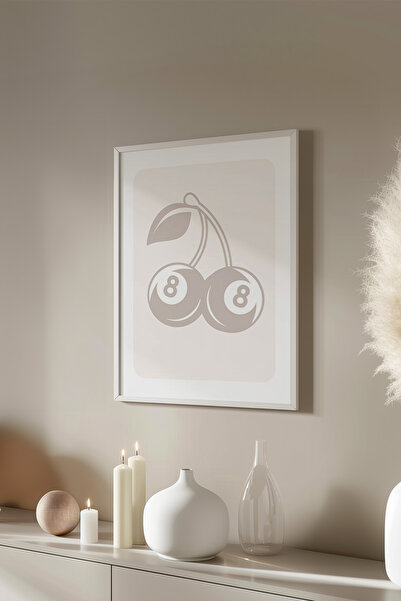 Basquiart Poster cu ramă albă din seria Lucky You, decor de perete nr:14