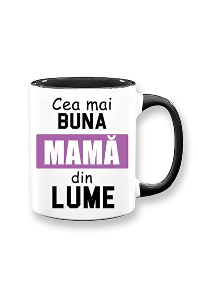 OEM Cană personalizată pentru mamă cu mesajul „Cea mai bună mamă din lume”, d...