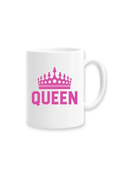 OEM Personalized Mug Queen, Pink Model, Betaprint, White, 330ml