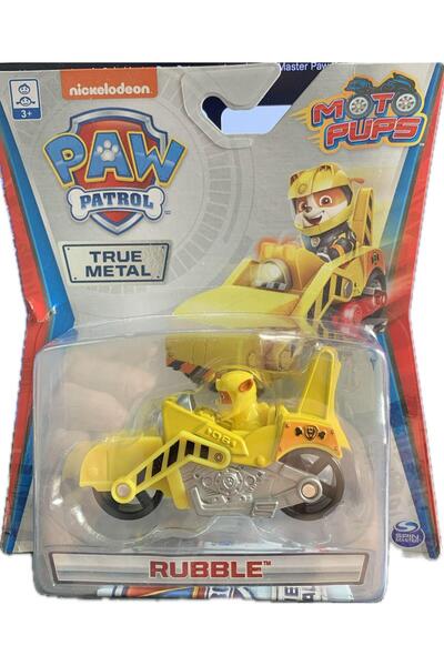 Spinmaster Paw Patrol Rubble Metal Model with motto