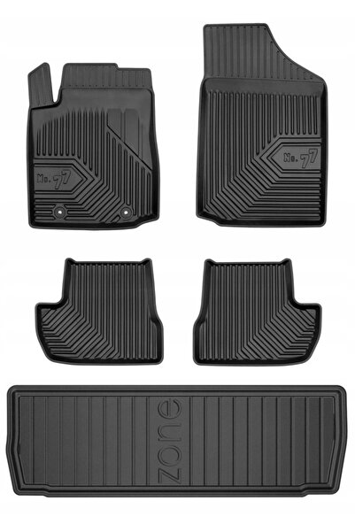 Other SET 77 Covorașe și preșuri din cauciuc Citroen C2 1 Hatchback 2003-2009