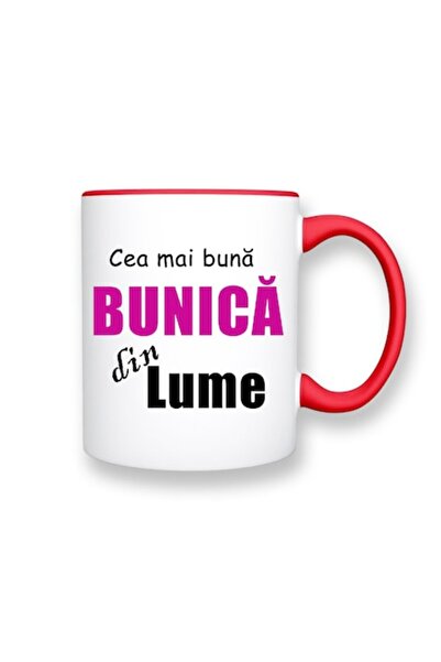 OEM Cană personalizată pentru bunică cu mesajul „Cea mai bună bunică din lume...