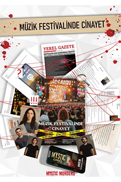 Planet Butik Dedektiflik Cinayet Çözme Oyunu-Müzik Festivalinde Cinayet