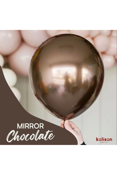 Çemrek Süs Parti Kalisan Krom Balon 12 inç 8 li