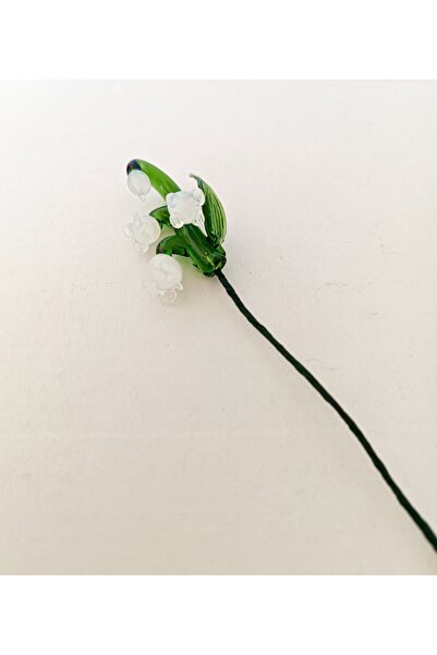 ADAMODART Vadi Zambağı Çiçeği El yapımı Cam Çiçek Biblo