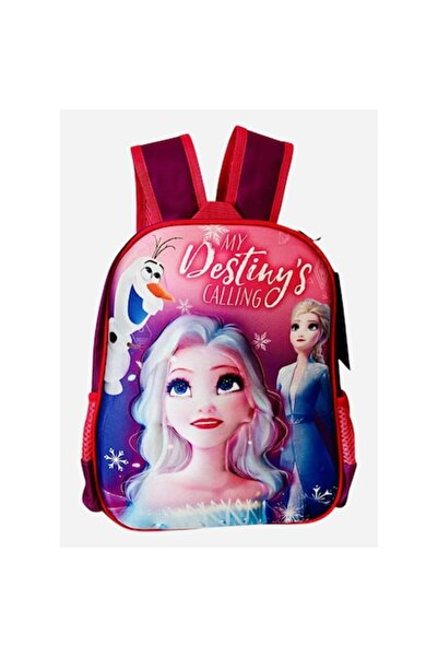 GIA'S WORLD Ghiozdan Elsa cu relief 3D pentru fete