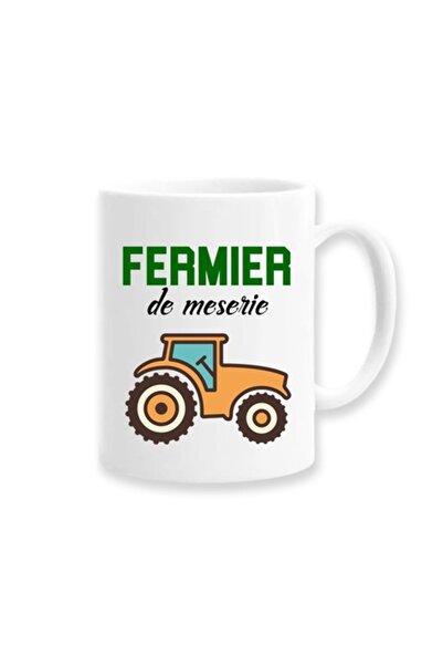 OEM Cană personalizată pentru fermieri cu mesajul: „Fermier de profesie”, Bet...