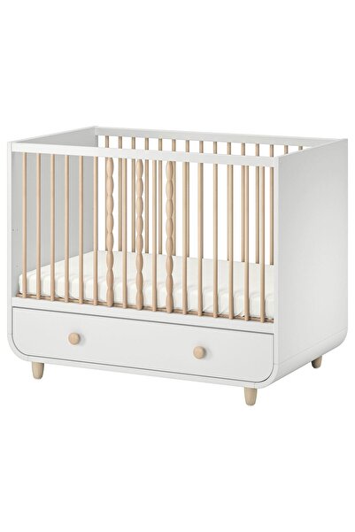 hobiurun Bebek karyolası, beyaz, 60x120 cm